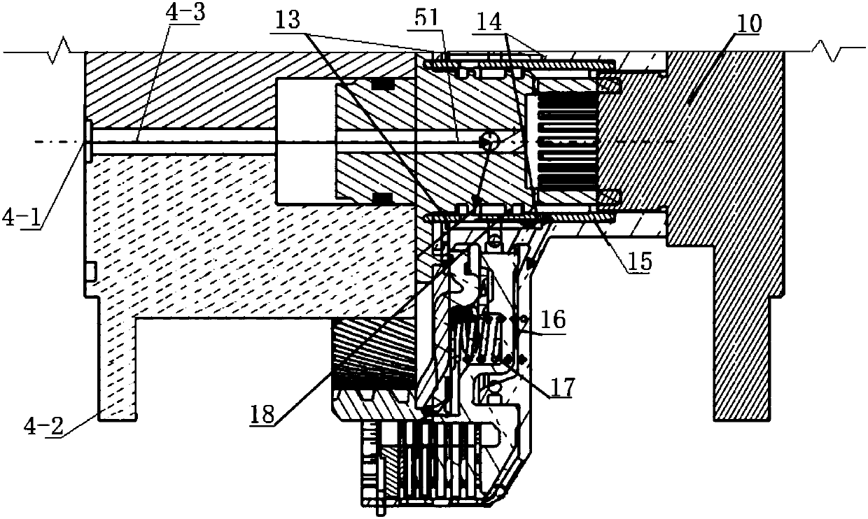 Clutch leakage test device and test method