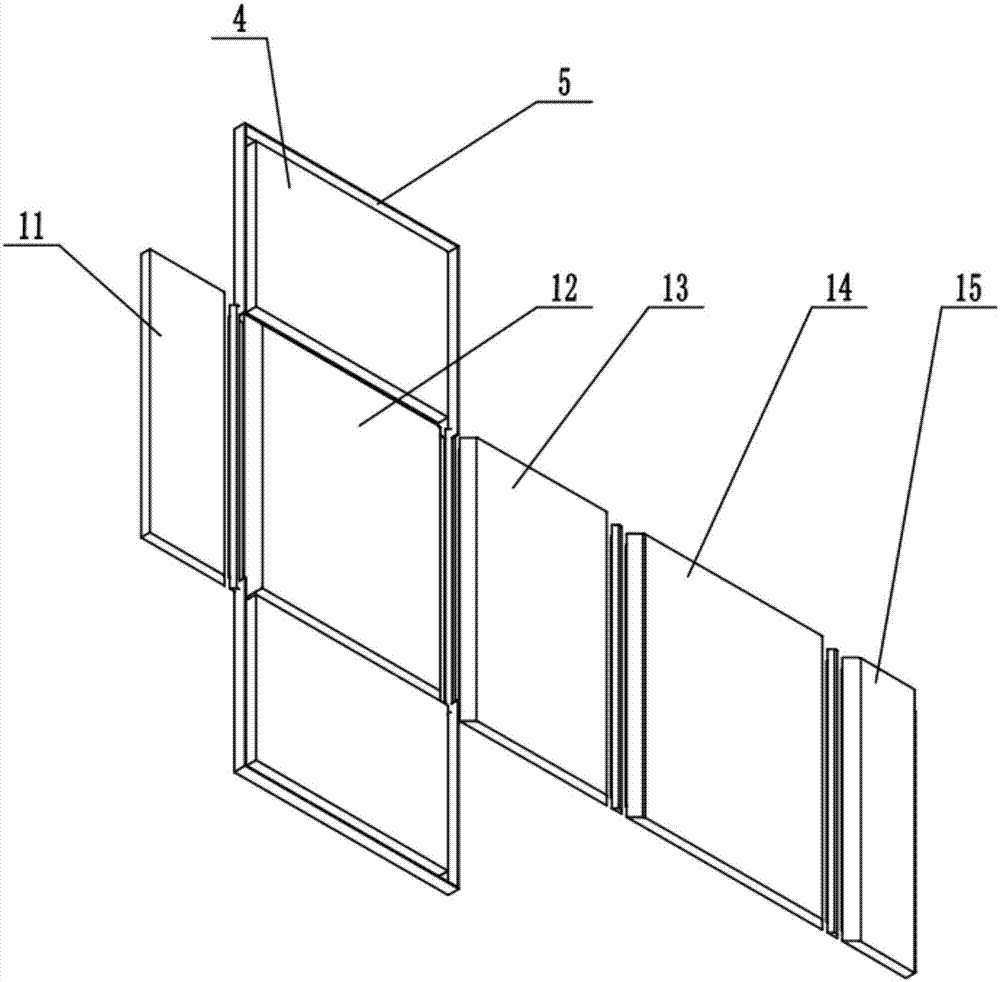Foldable and recyclable express package box and manufacturing method thereof