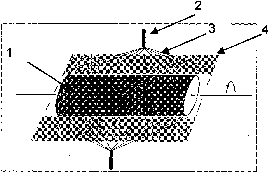Multi-nozzle high-voltage electrostatic spinning apparatus added with electric field shielding device