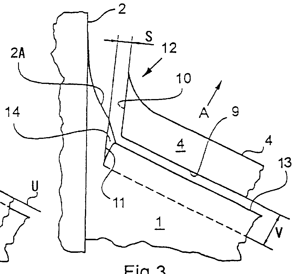 Apparatus for influencing a wing root airflow in an aircraft