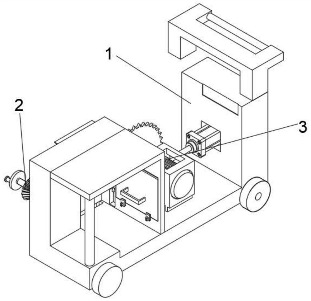 Building construction steel bar cut-off machine with multi-angle position cutting function