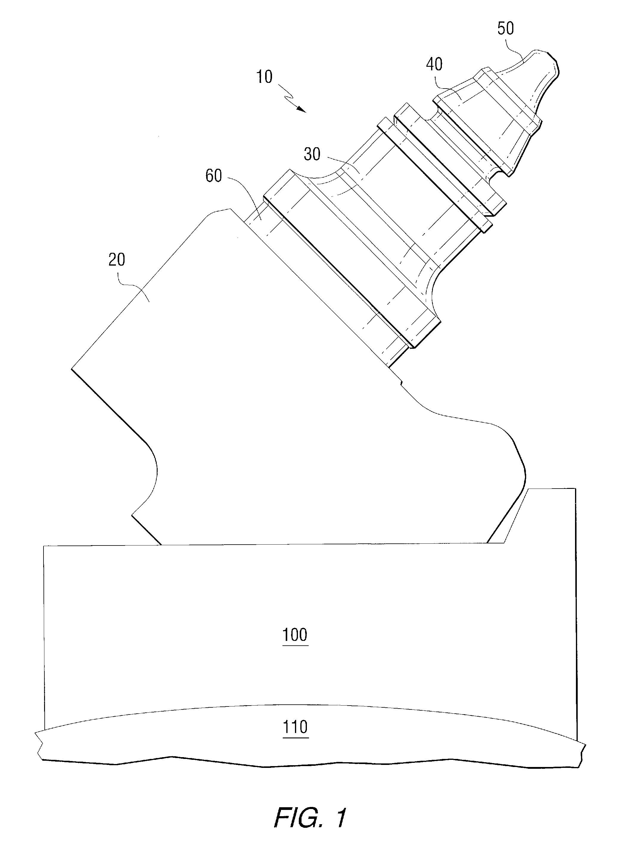 Cutting tool with water injection to the cutting bit shank