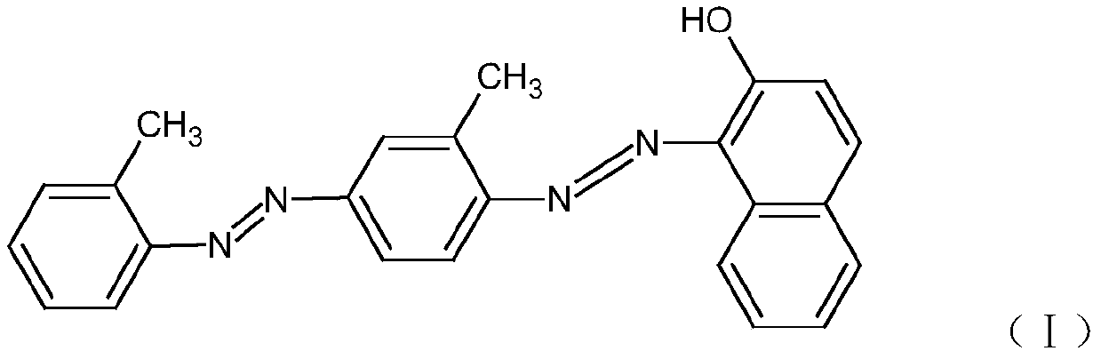 A red disperse dye mixture