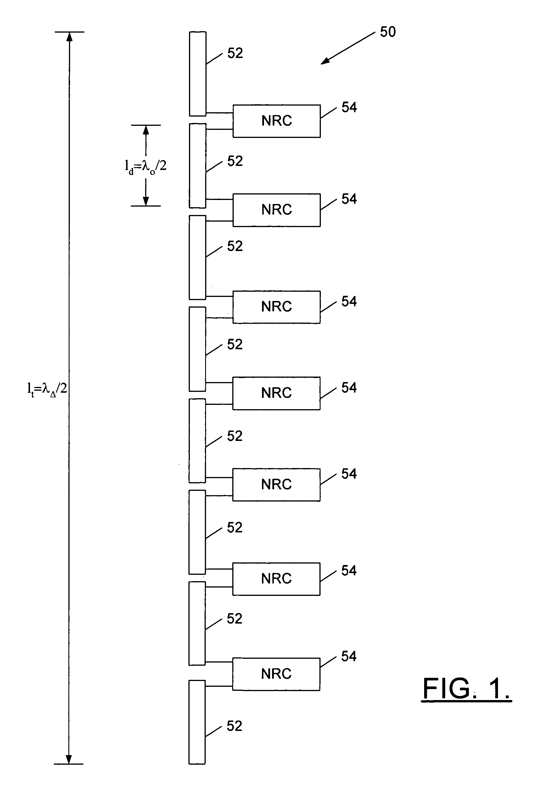 Focal plane array for THz imager and associated methods