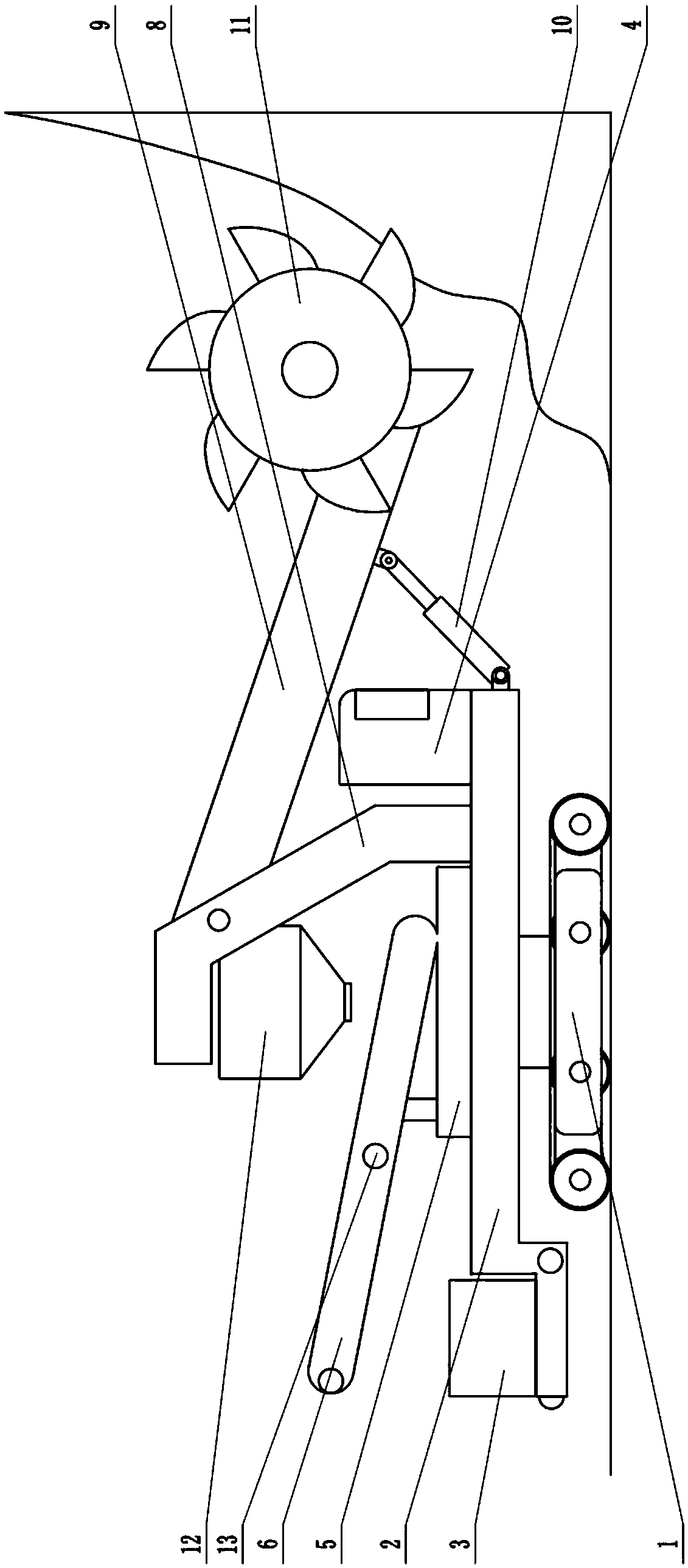 Anti-collision reclaimer and anti-collision system thereof
