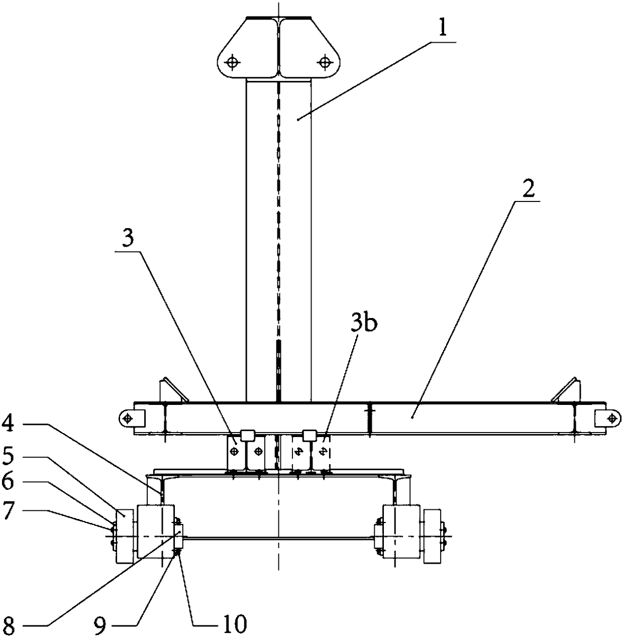 Rolling mill stand roller replacing device