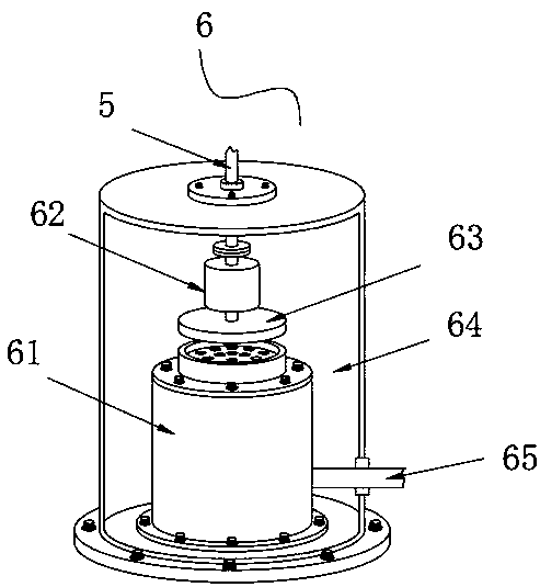 Fumigation solution atomization device based on fumigation food processing and atomizing method
