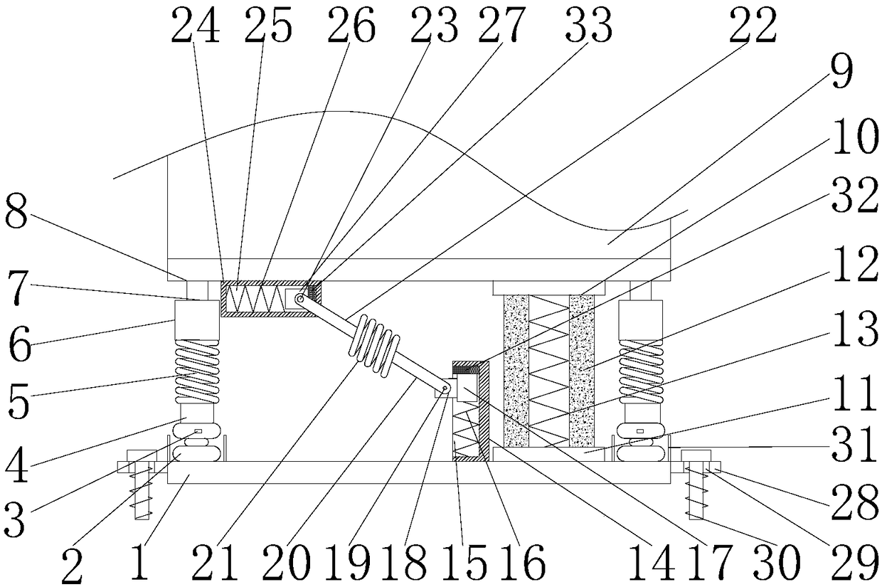 An electromechanical shock absorption device