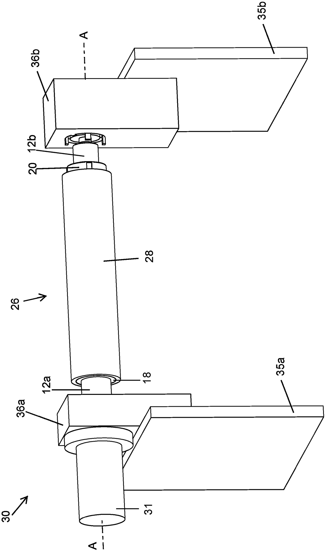 Mandrel of printing equipment, printing cylinder and printing equipment