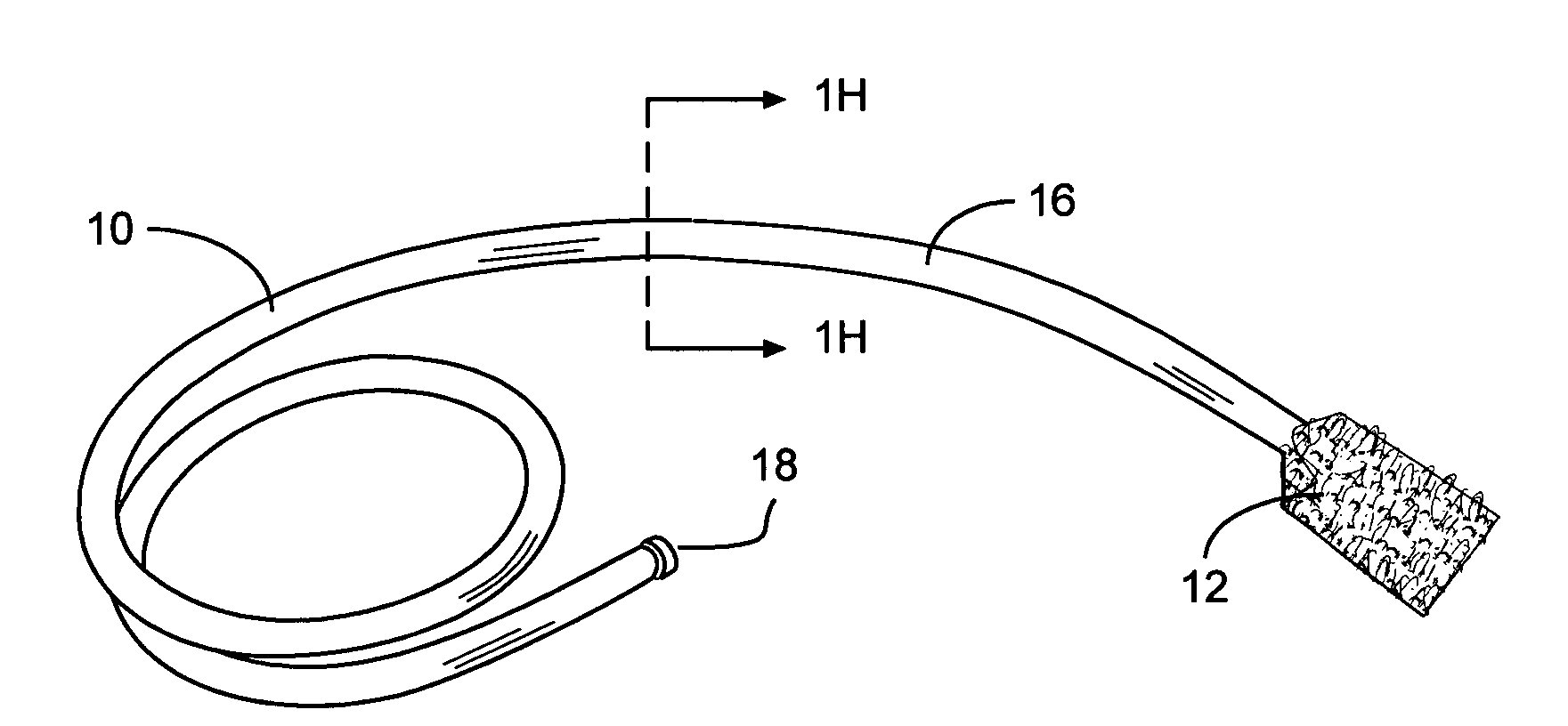 Compact drain-cleaning device with hair-snagging pad