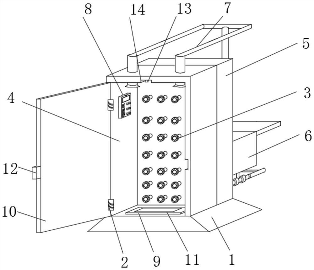 Air dryer applied to human body