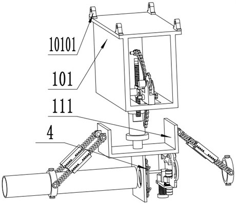 A crane rig for lifting large tubular weights