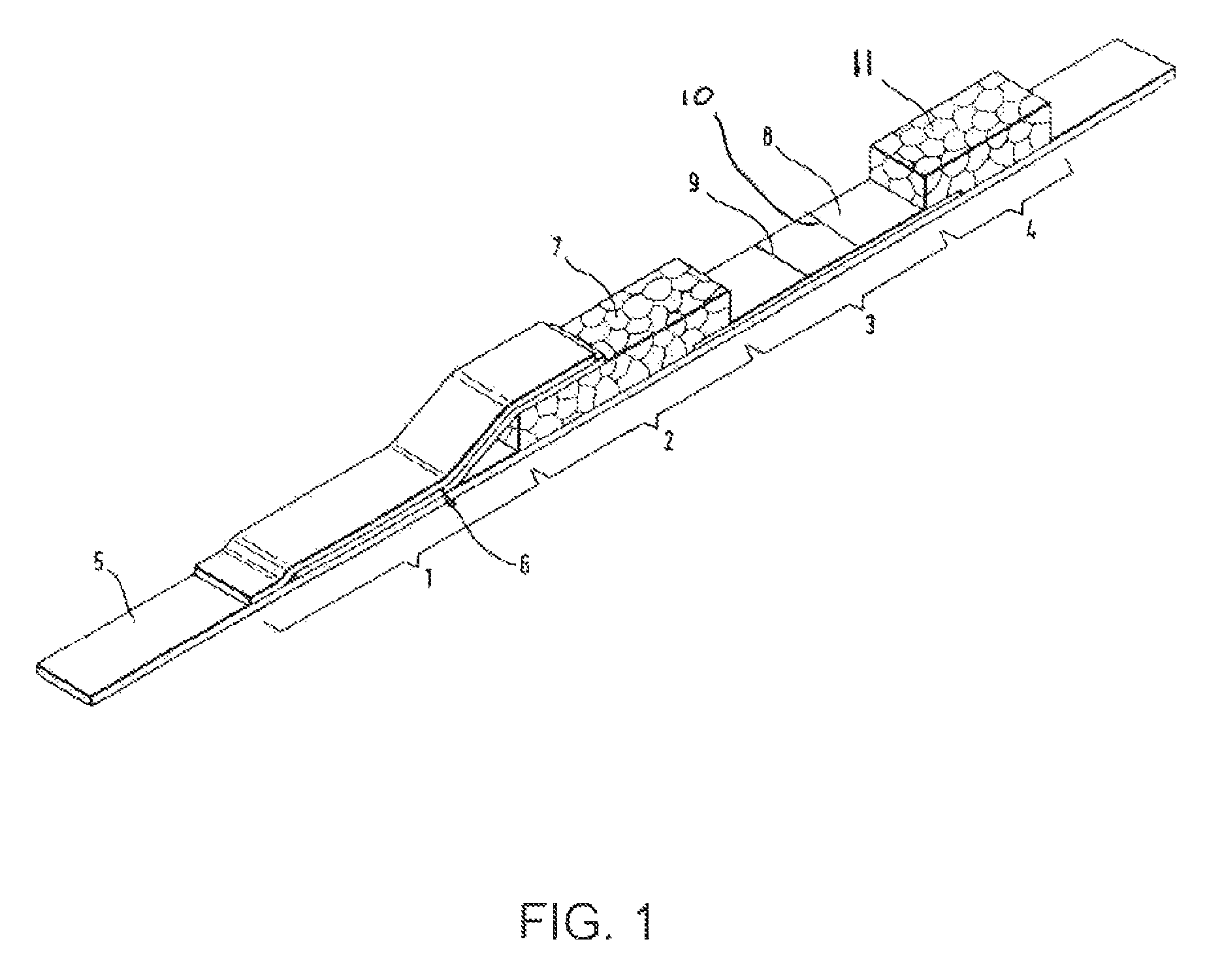 Method for increasing the dynamic measuring range of test elements based on specific binding reactions