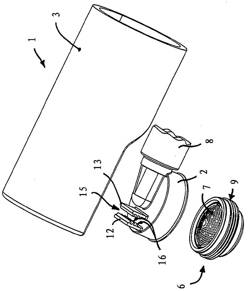 Sanitary water faucet