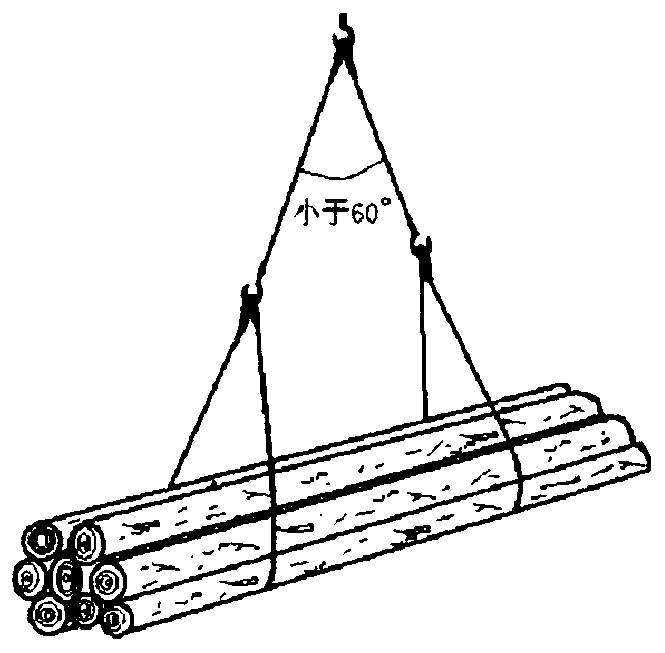 Square and round object hoisting tong device and hoisting method thereof