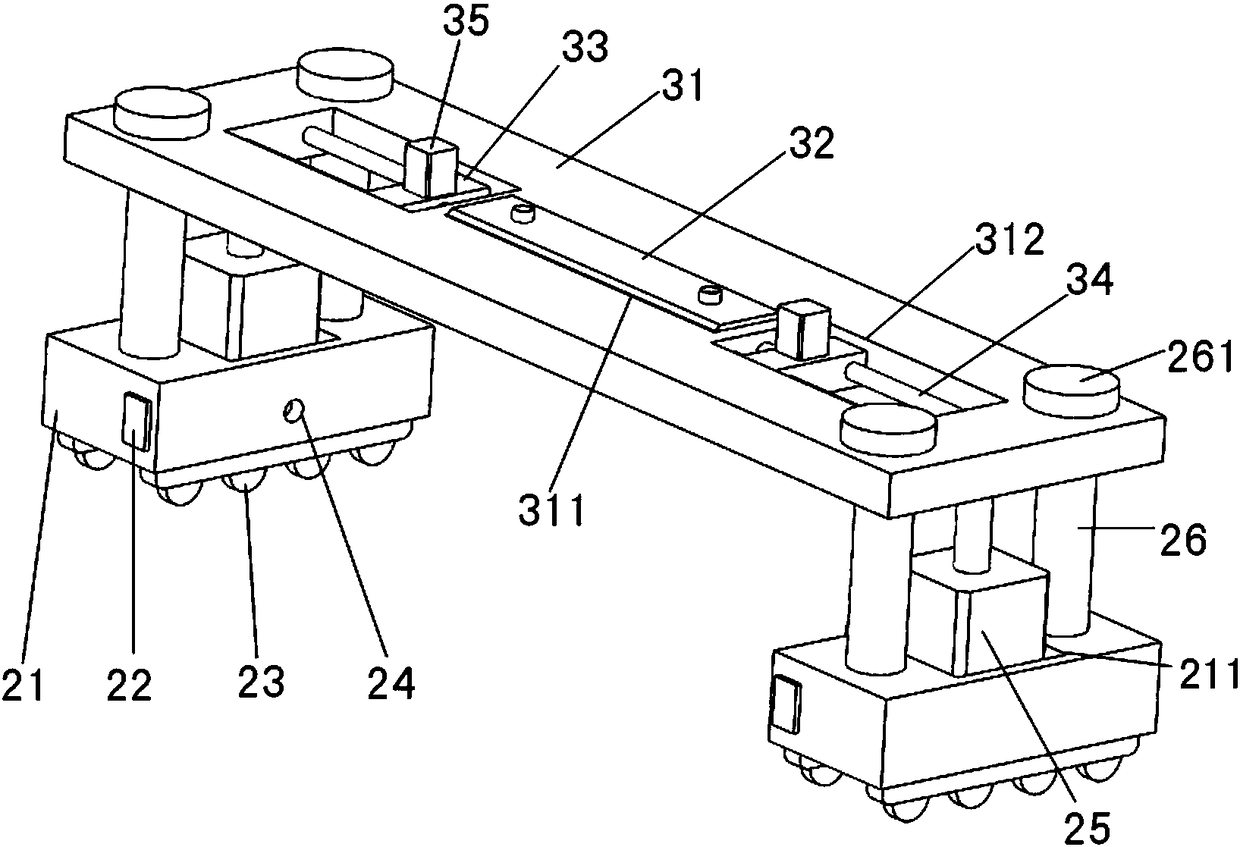 Pure-pneumatic fast paperboard grooving device