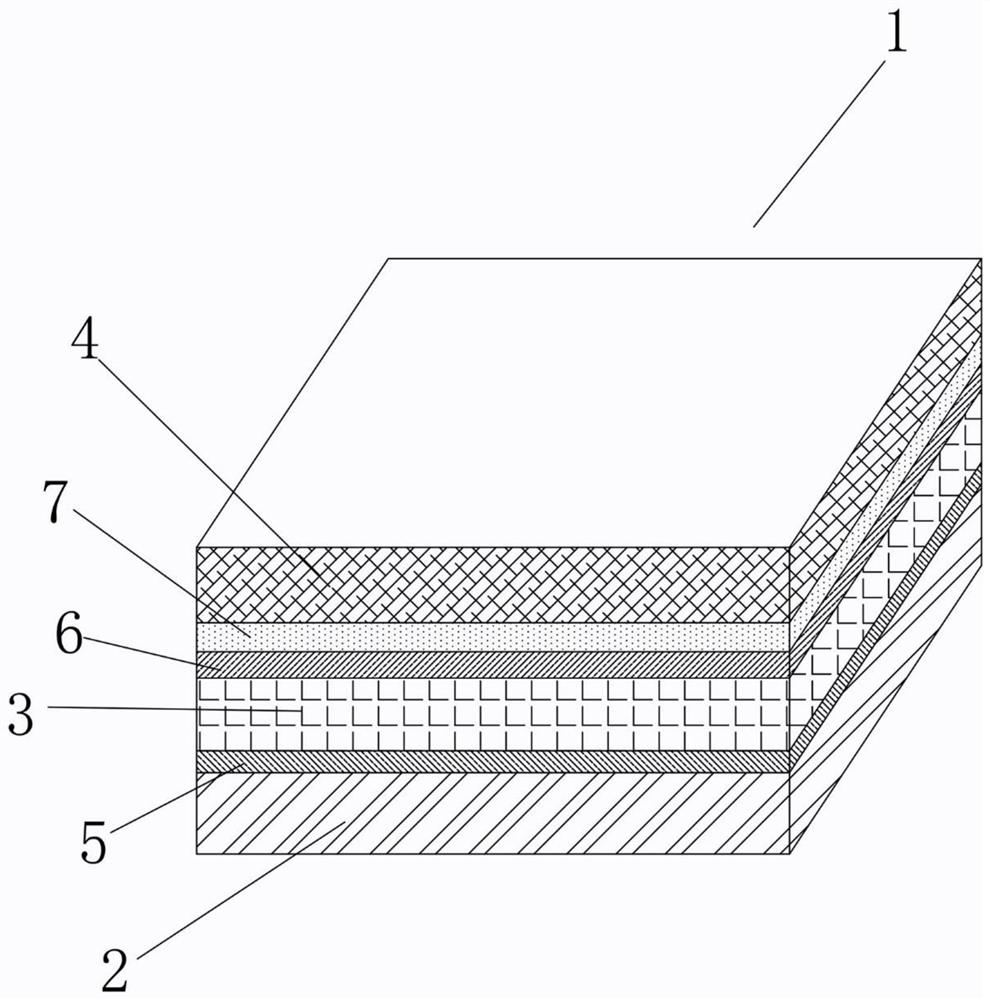 Biodegradable high-barrier composite film material structure and packaging bag thereof