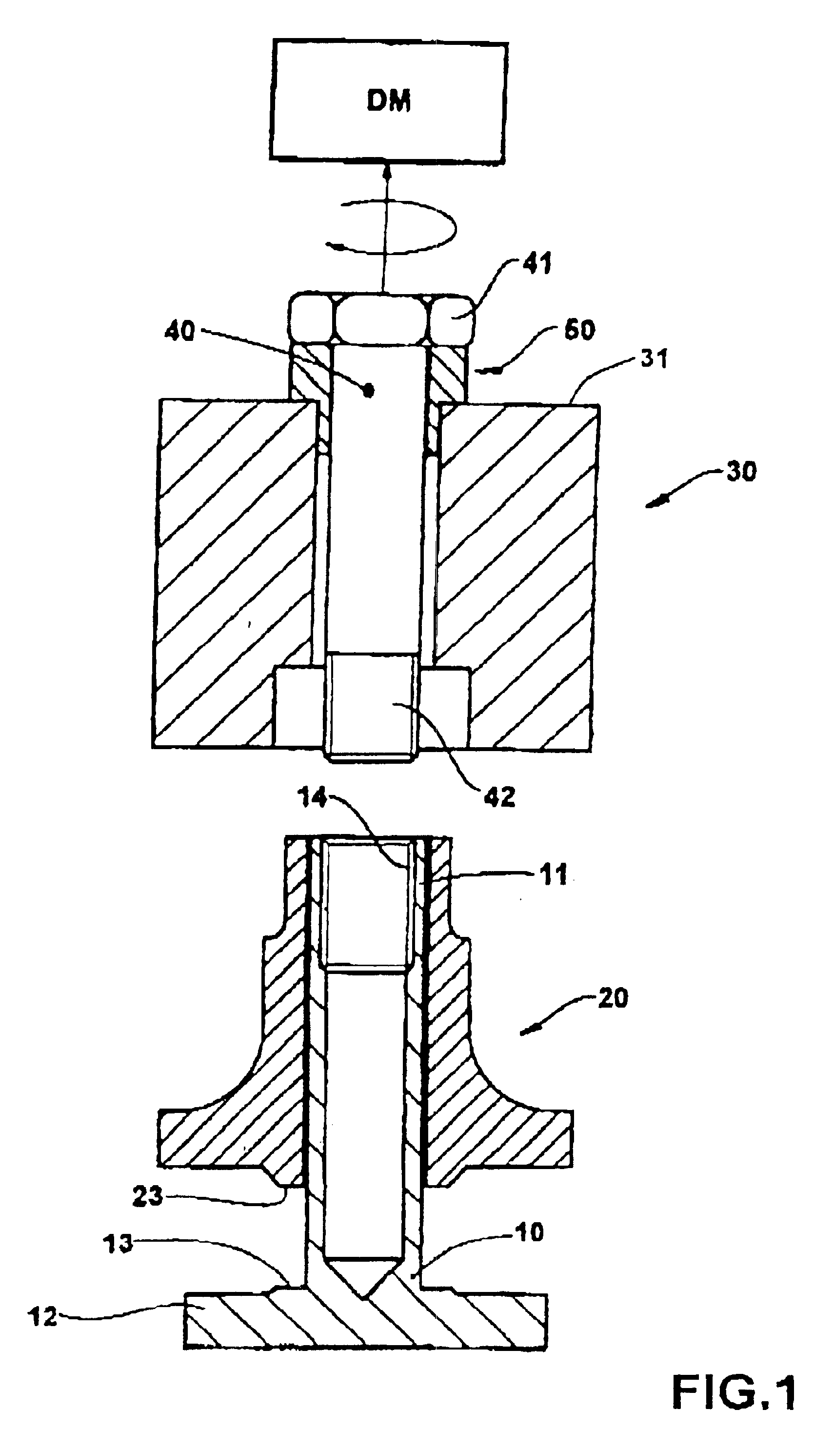 Device and process for mounting a rotor of a hermetic compressor