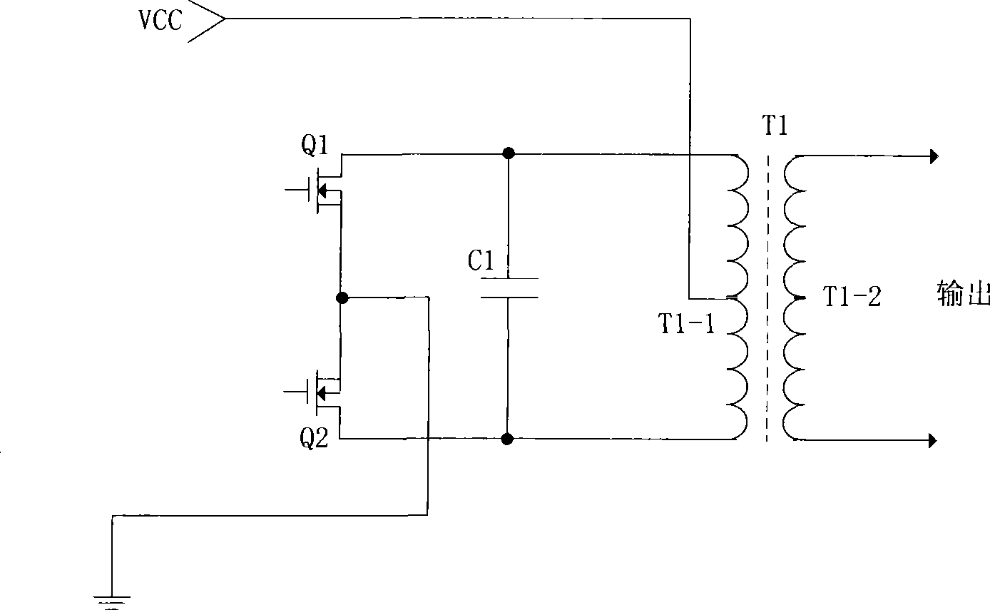 High-frequency constant current source converter of neon