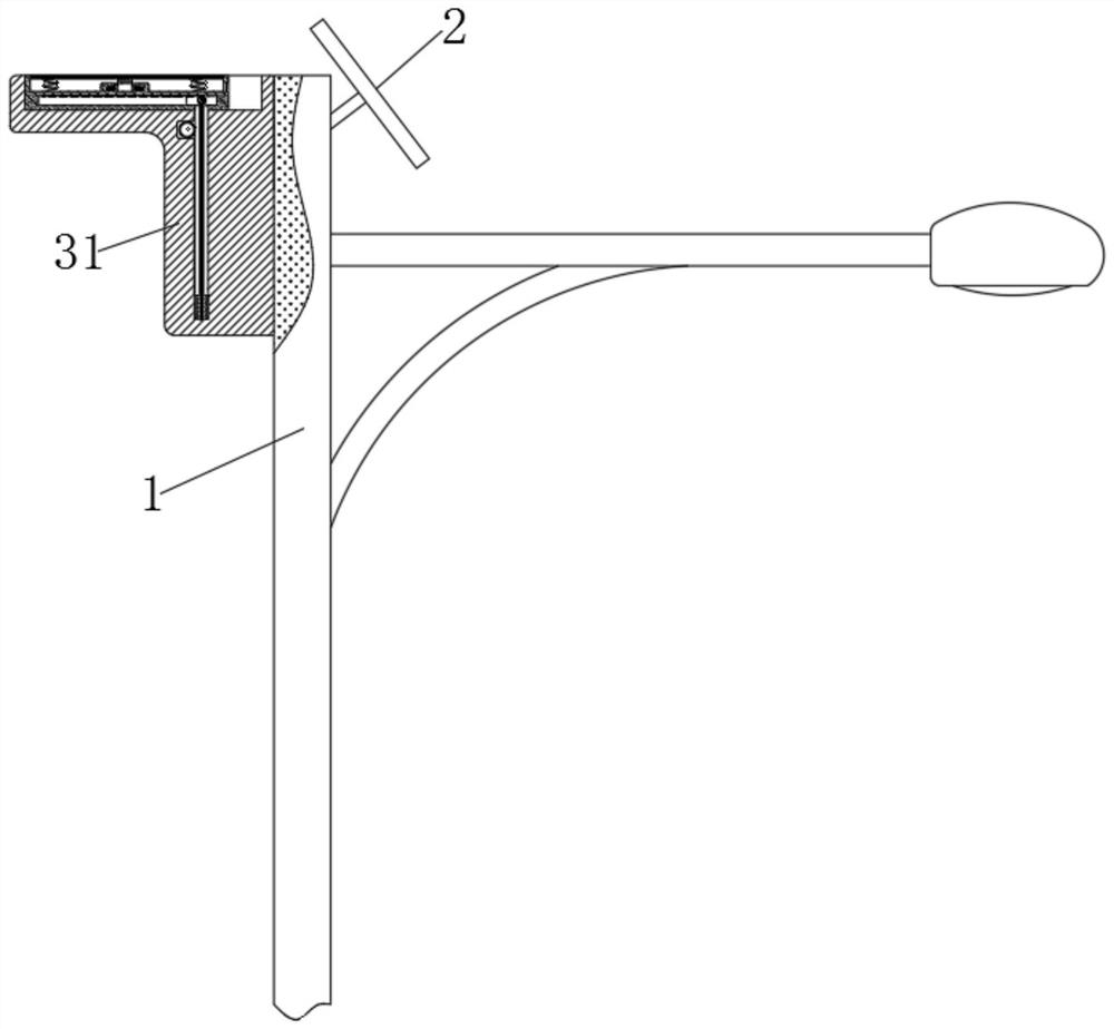 Photovoltaic panel intelligent safety protection device for new energy street lamp