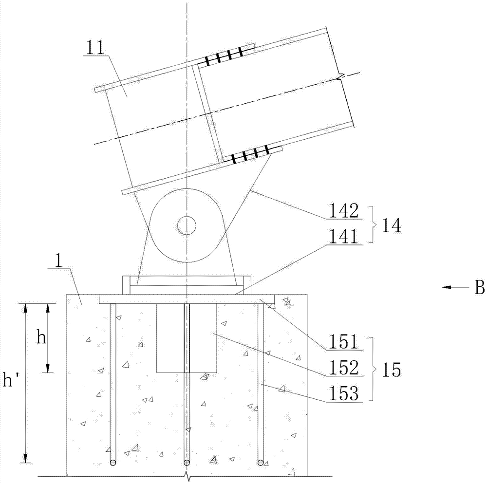 Space truss structure and construction method thereof