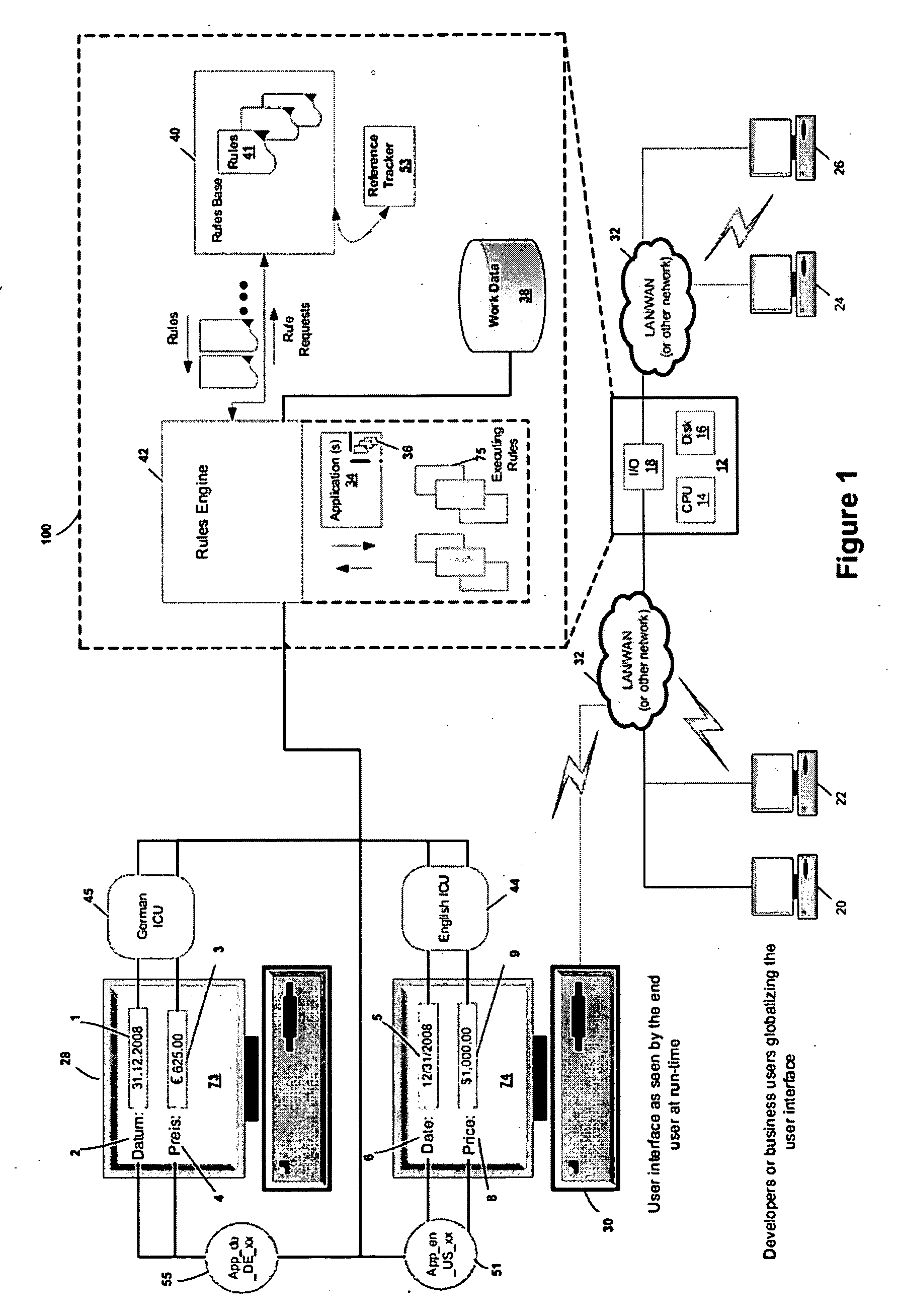 Methods and apparatus for implementing multilingual software applications