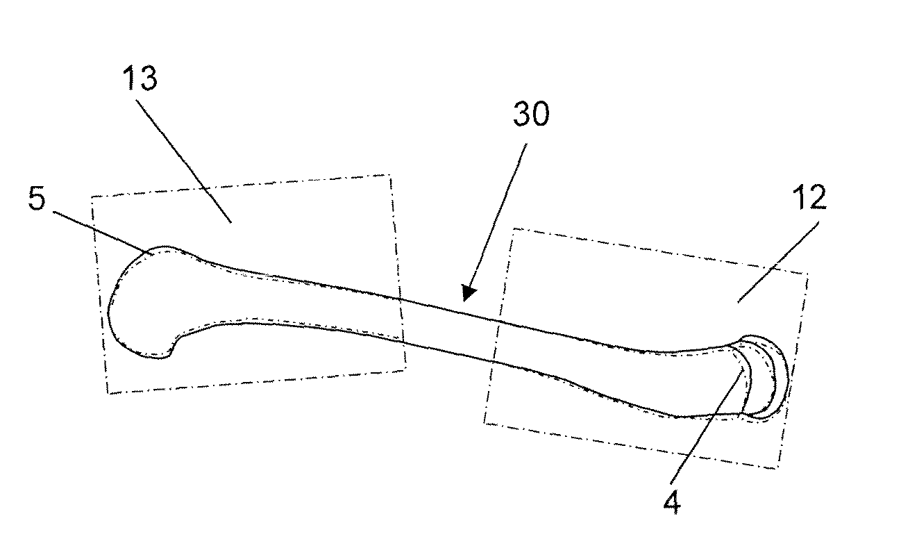 Method for generating a 3D reference computer model of at least one anatomical structure