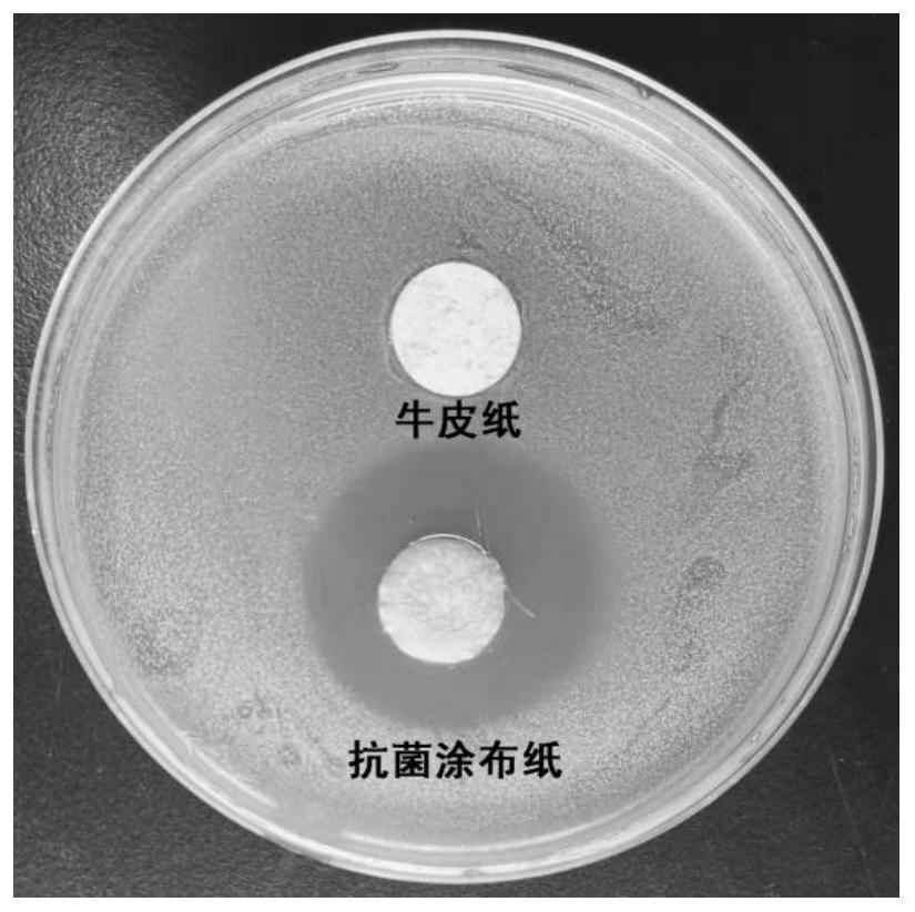 A kind of preparation method of high-strength antibacterial coated paper