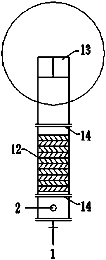 Horizontal liquefied gas sweetening tank