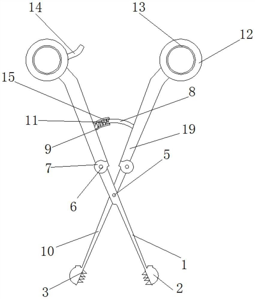 Portable medical forceps