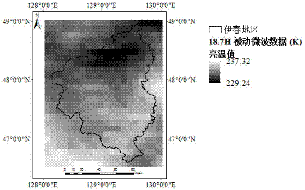 Multi-frequency dual-polarization woodland snow passive microwave hybrid pixel decomposition method