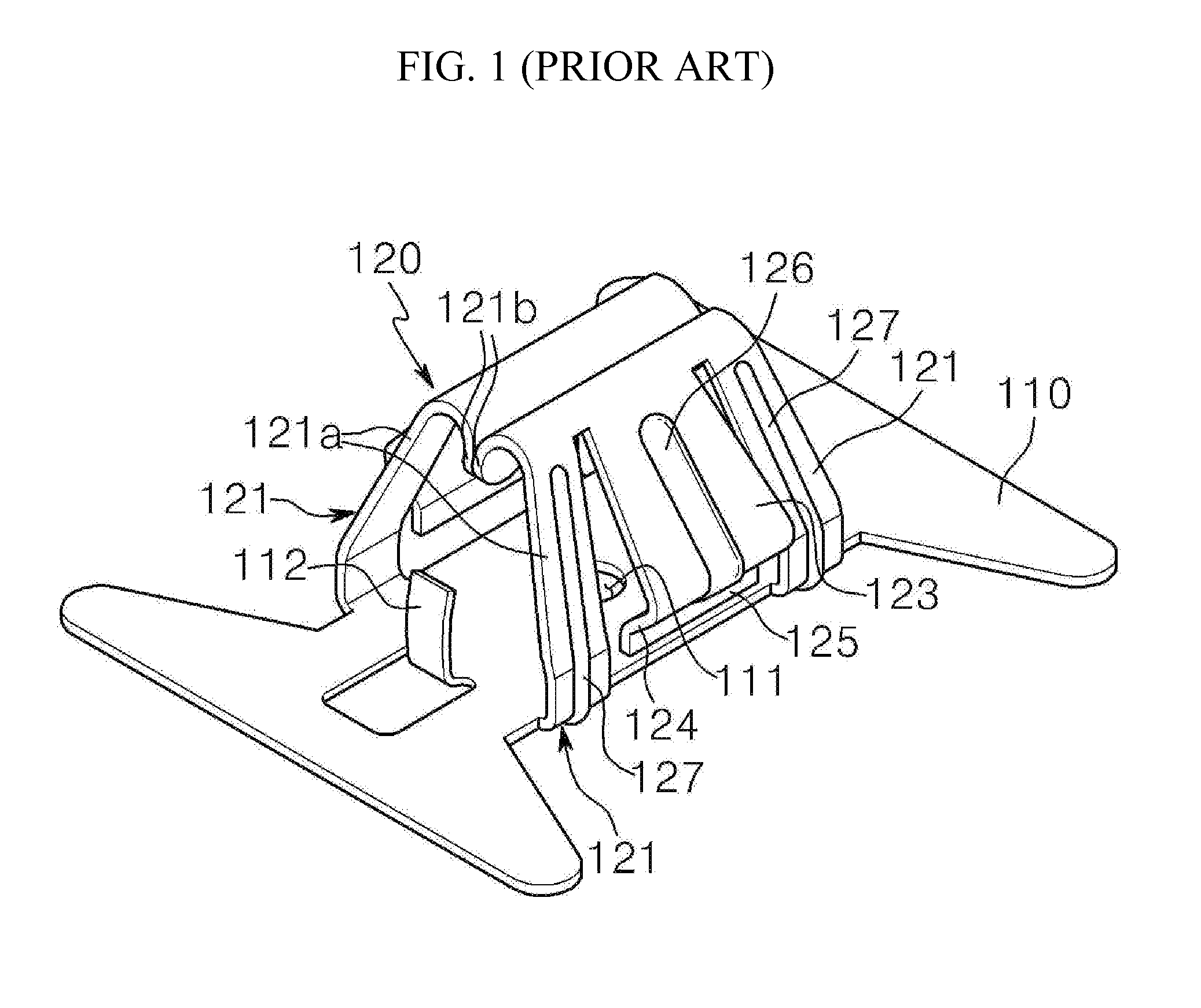 Fixture for a vehicle