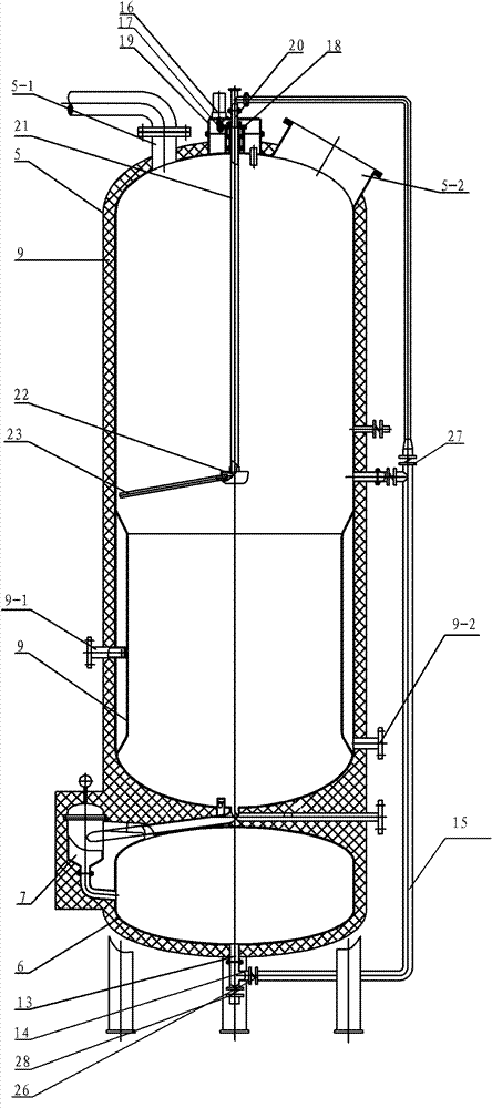 Film flash evaporation proportion difference type concentrator