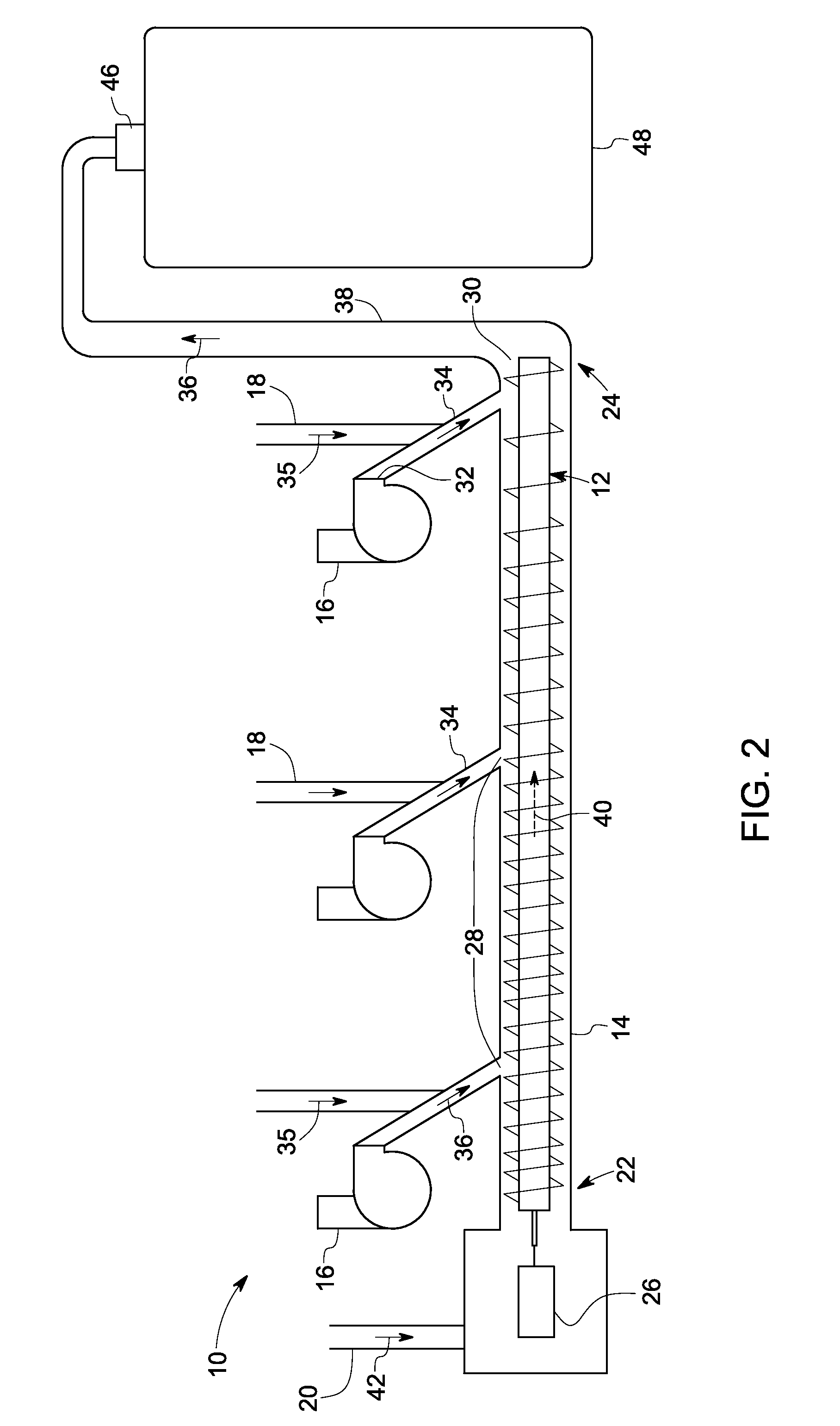 Solid fuel transporting system for a gasifier