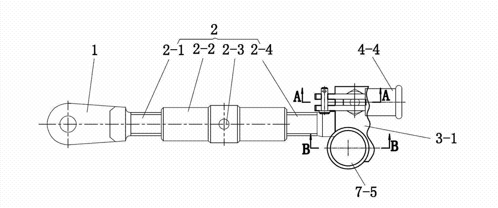 Tightening device of insulator replacement device