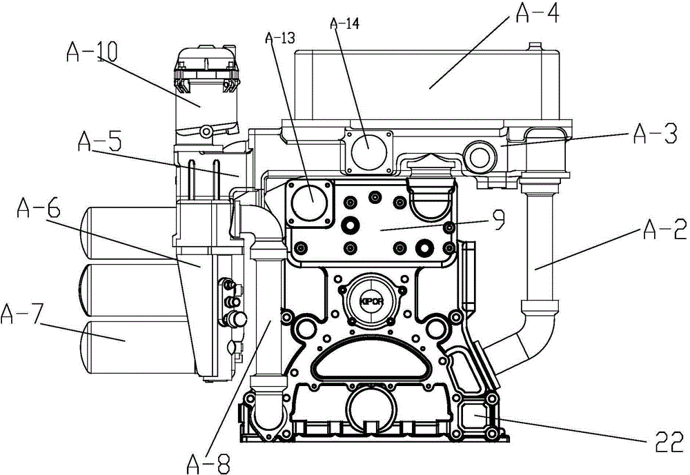 V-shaped engine