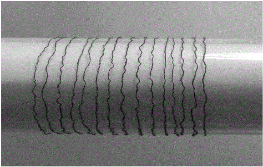 Method for preparing graphene nanobelt fibers with 3D solution printing technology