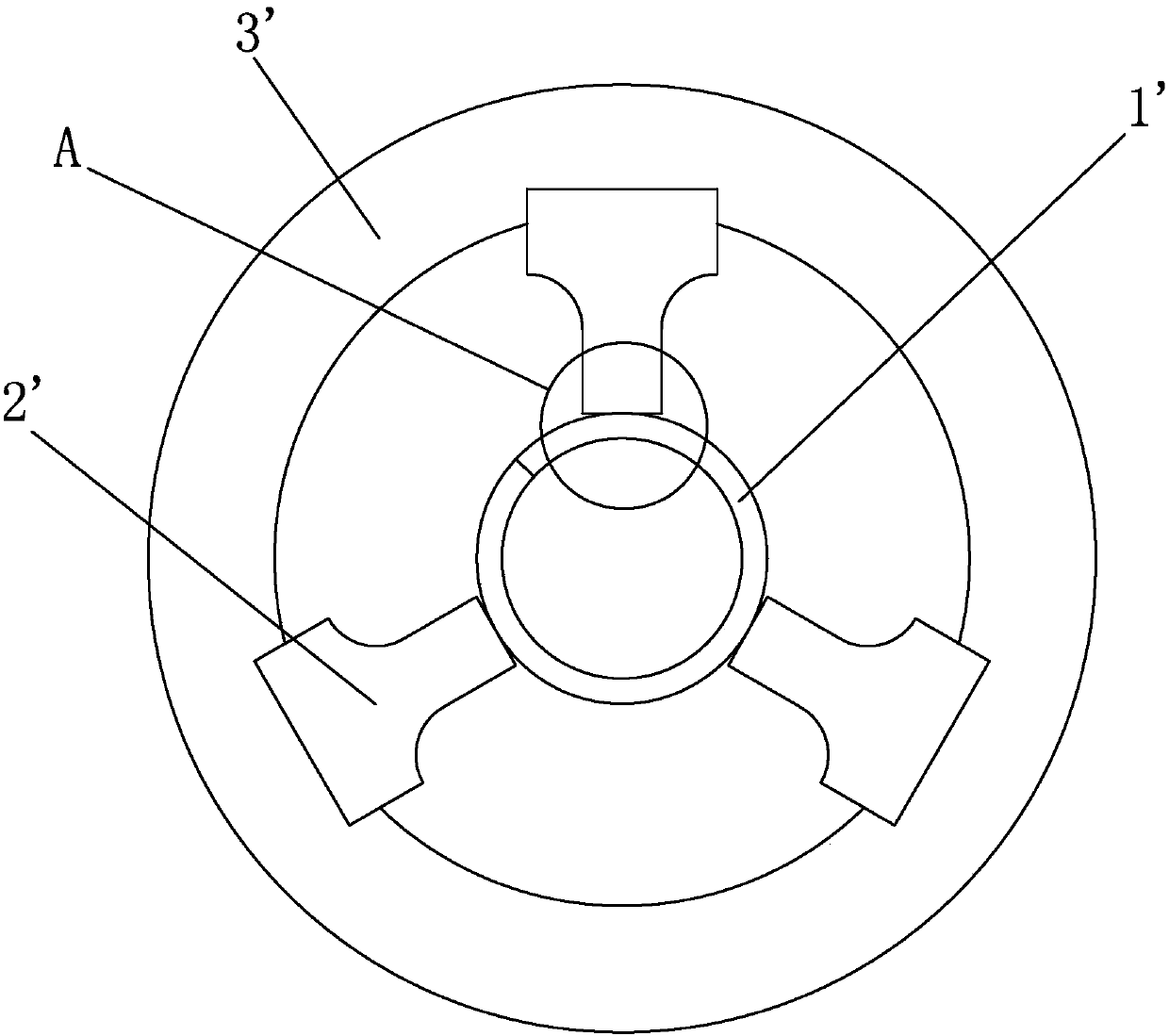 An angular asymmetric helical slow-wave structure and a manufacturing method of the slow-wave structure