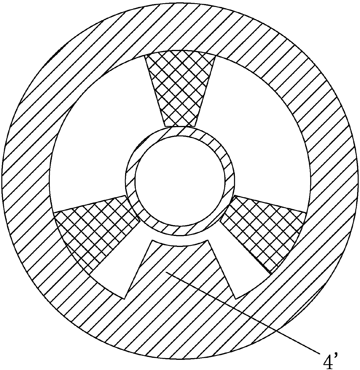 An angular asymmetric helical slow-wave structure and a manufacturing method of the slow-wave structure