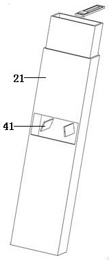 An energy storage battery heat dissipation bracket capable of efficiently dissipating heat