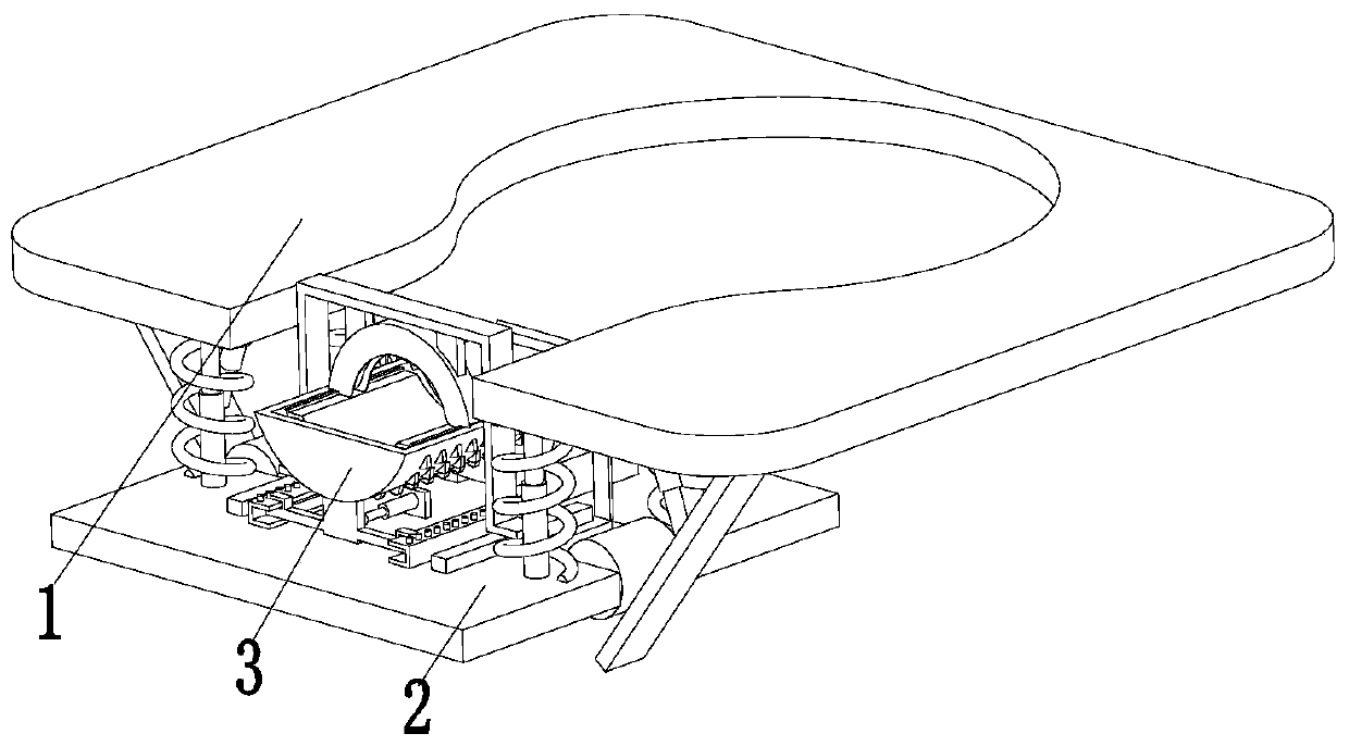 Genital external auxiliary inspection device