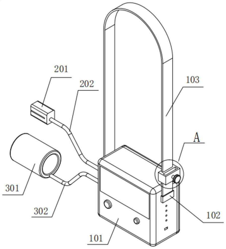 Machine for six-minute walking test