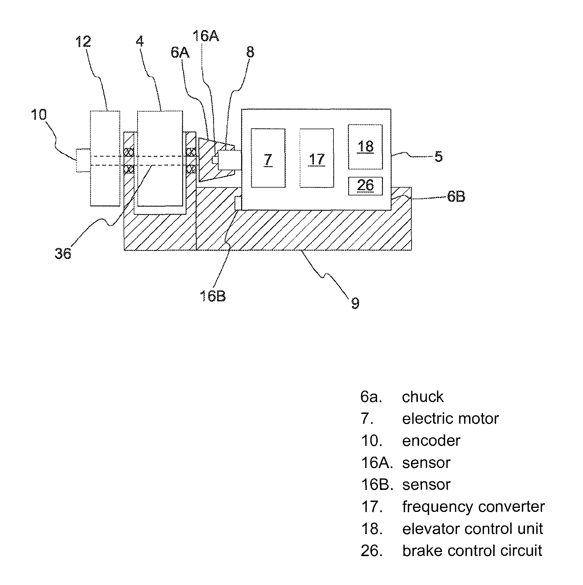 Elevator with detachable drive unit