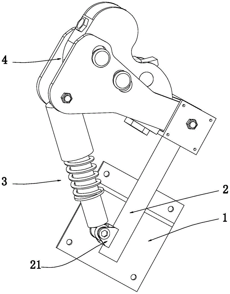 Truck cab rear support