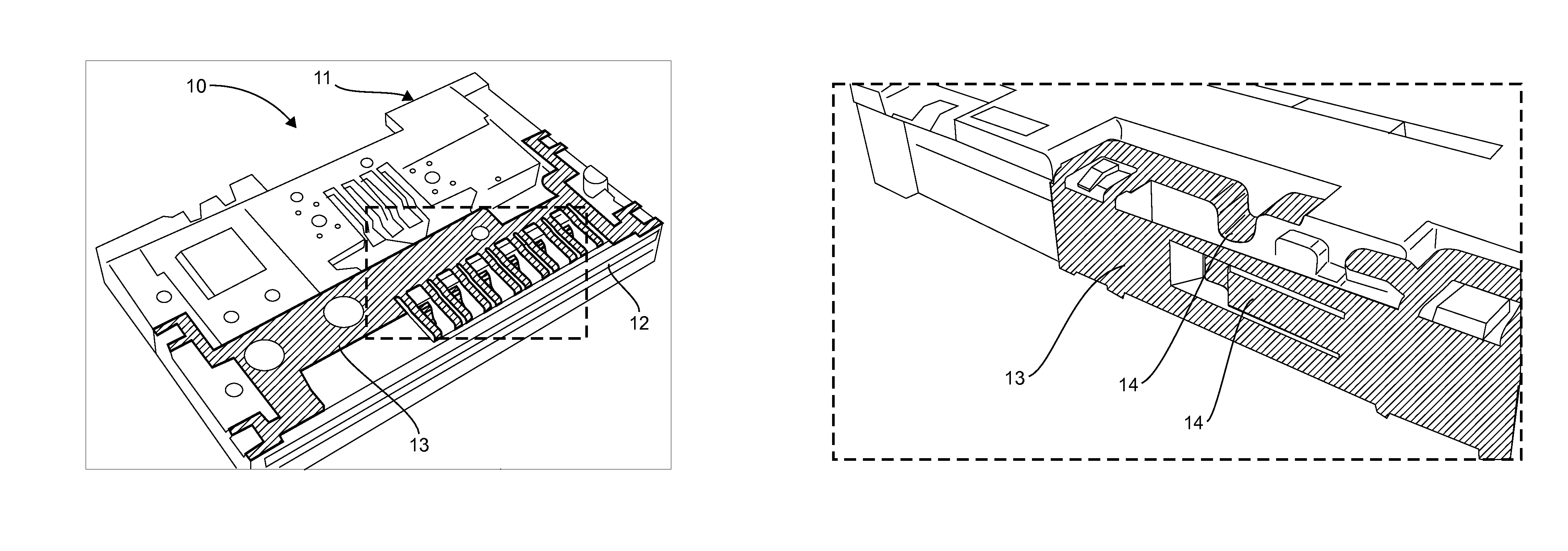 Memory card connector having several conductive plastic parts with different values of resistance for discharging static electricity