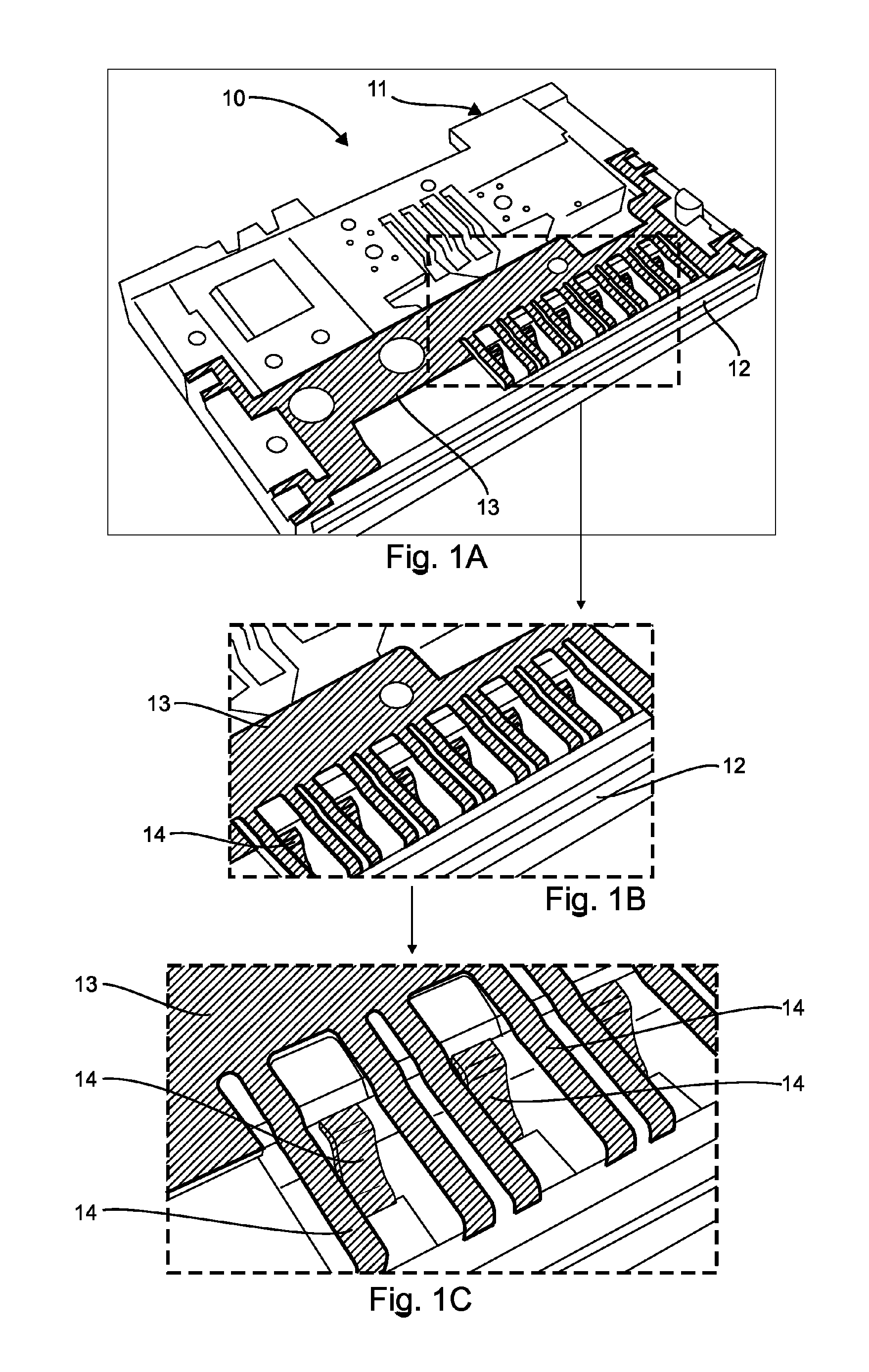 Memory card connector having several conductive plastic parts with different values of resistance for discharging static electricity