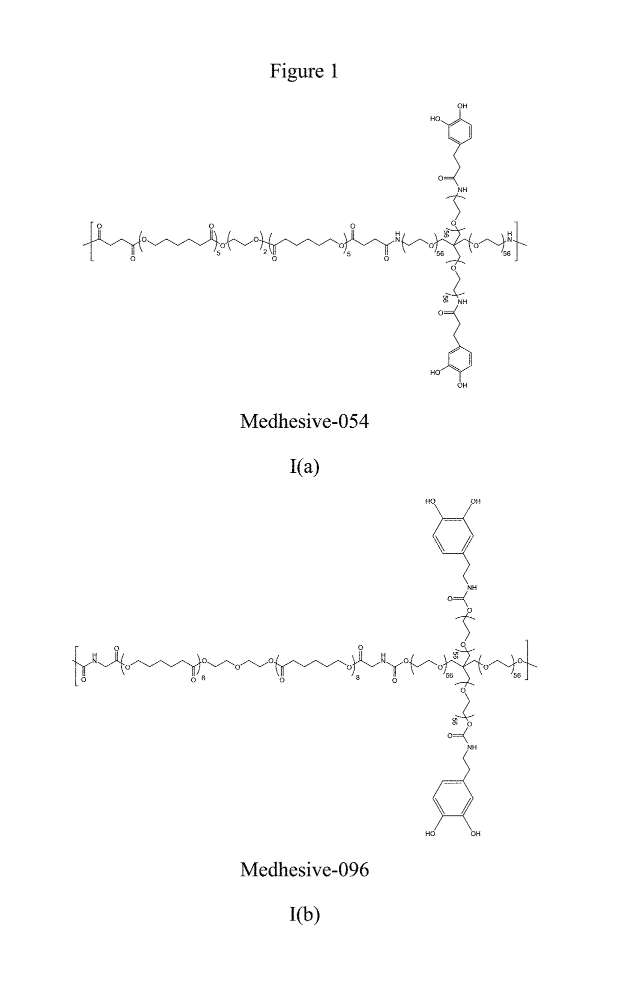 Multibranched bioadhesive compounds and synthetic methods therefor