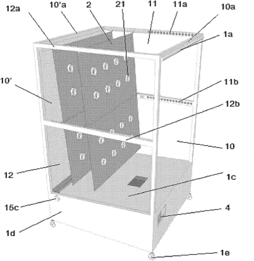 Water culture device for cut branch of forest