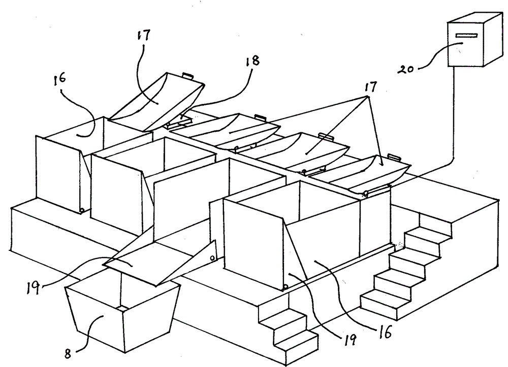 Weight-based garbage sorting and recycling system