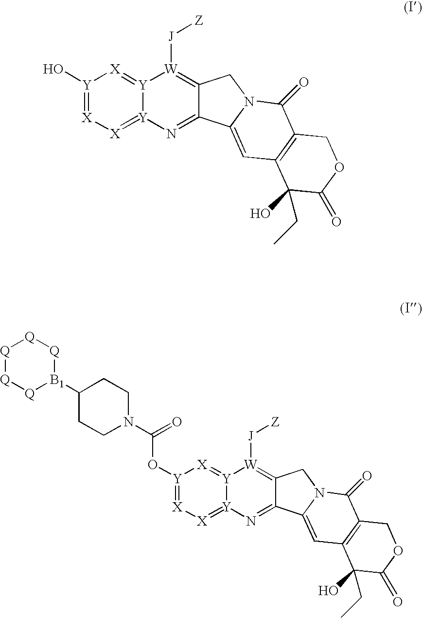 Isotope labeled camptothecin derivatives